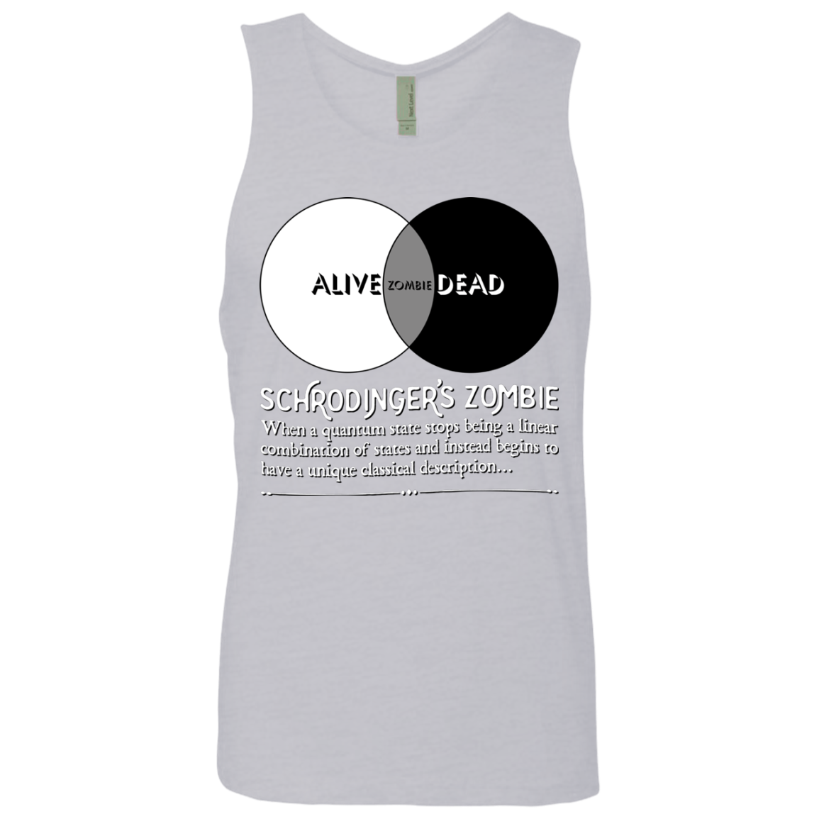 Schrödinger's Zombie Men's Premium Tank Top