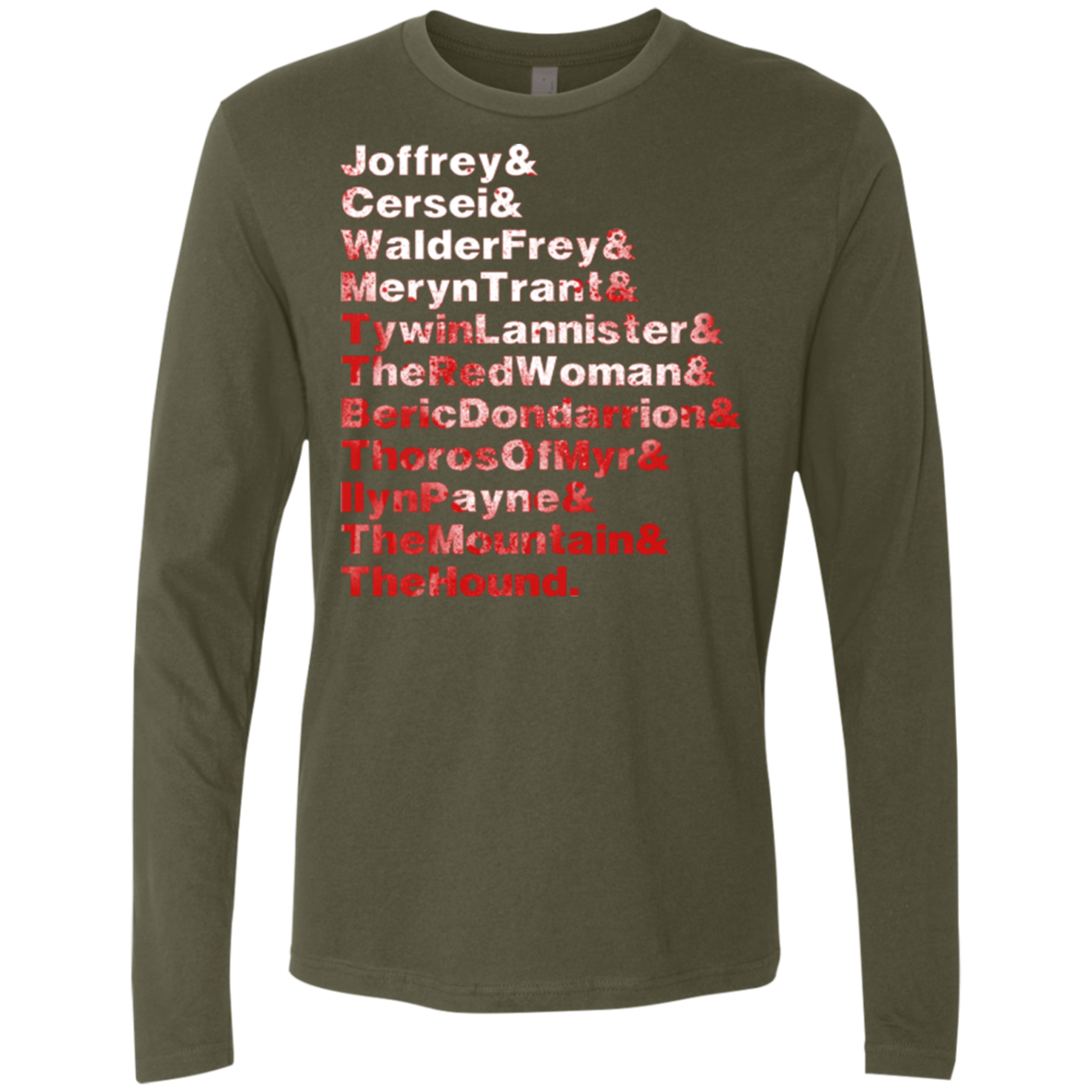 Aryas Kill List Men's Premium Long Sleeve