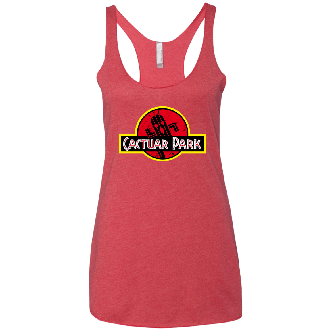 Cactuar Park Women's Triblend Racerback Tank