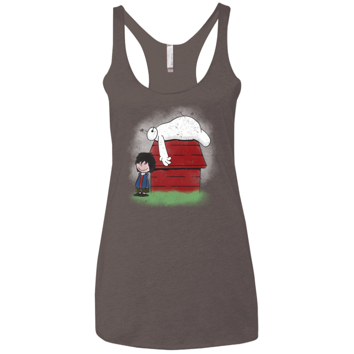 Big Peanut 6 Women's Triblend Racerback Tank