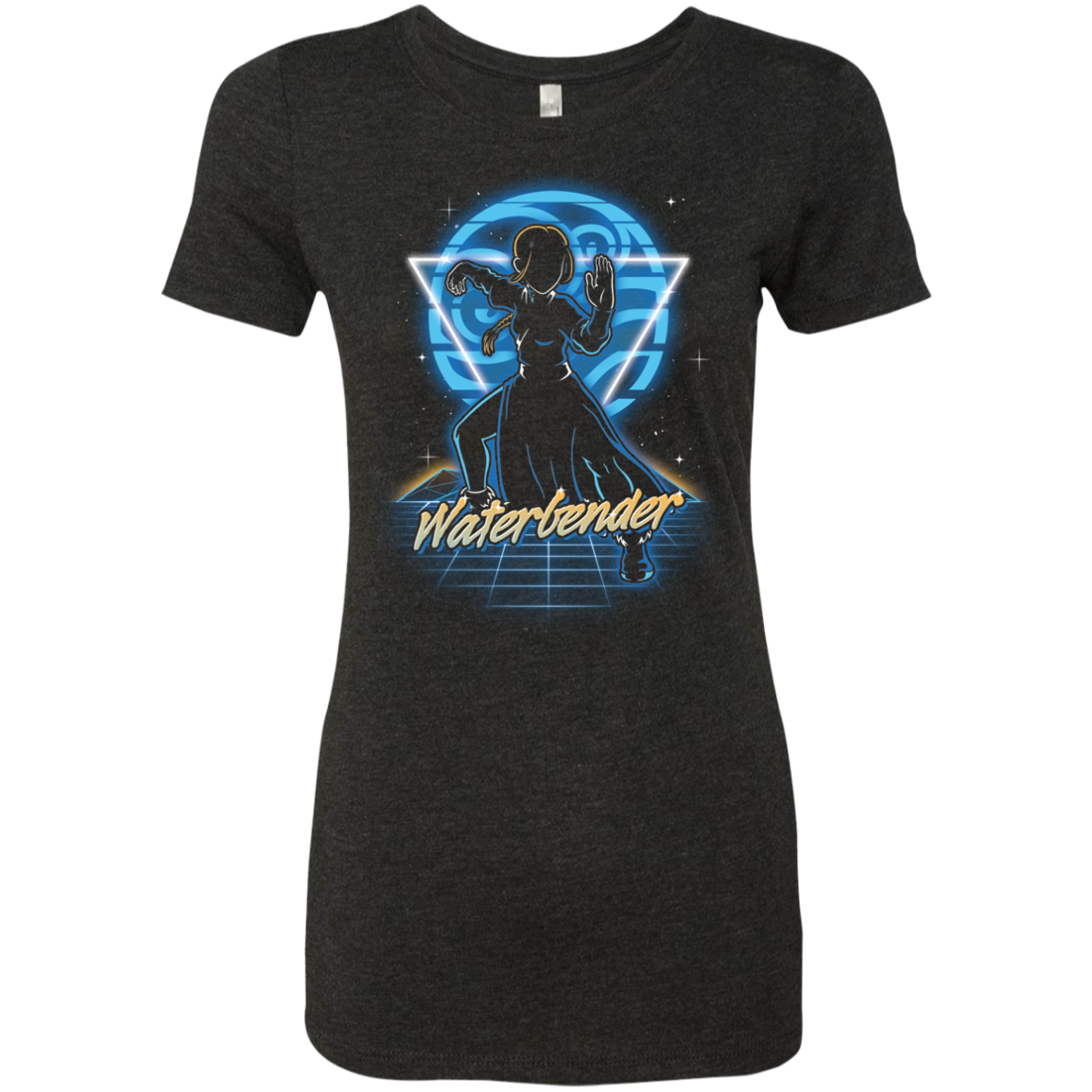 Retro Waterbender Women's Triblend T-Shirt