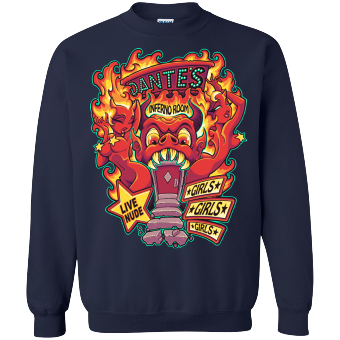 Dantes Inferno Room Crewneck Sweatshirt