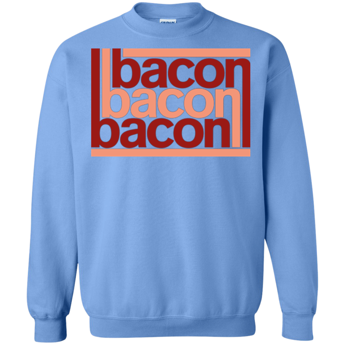 Bacon-Bacon-Bacon Crewneck Sweatshirt