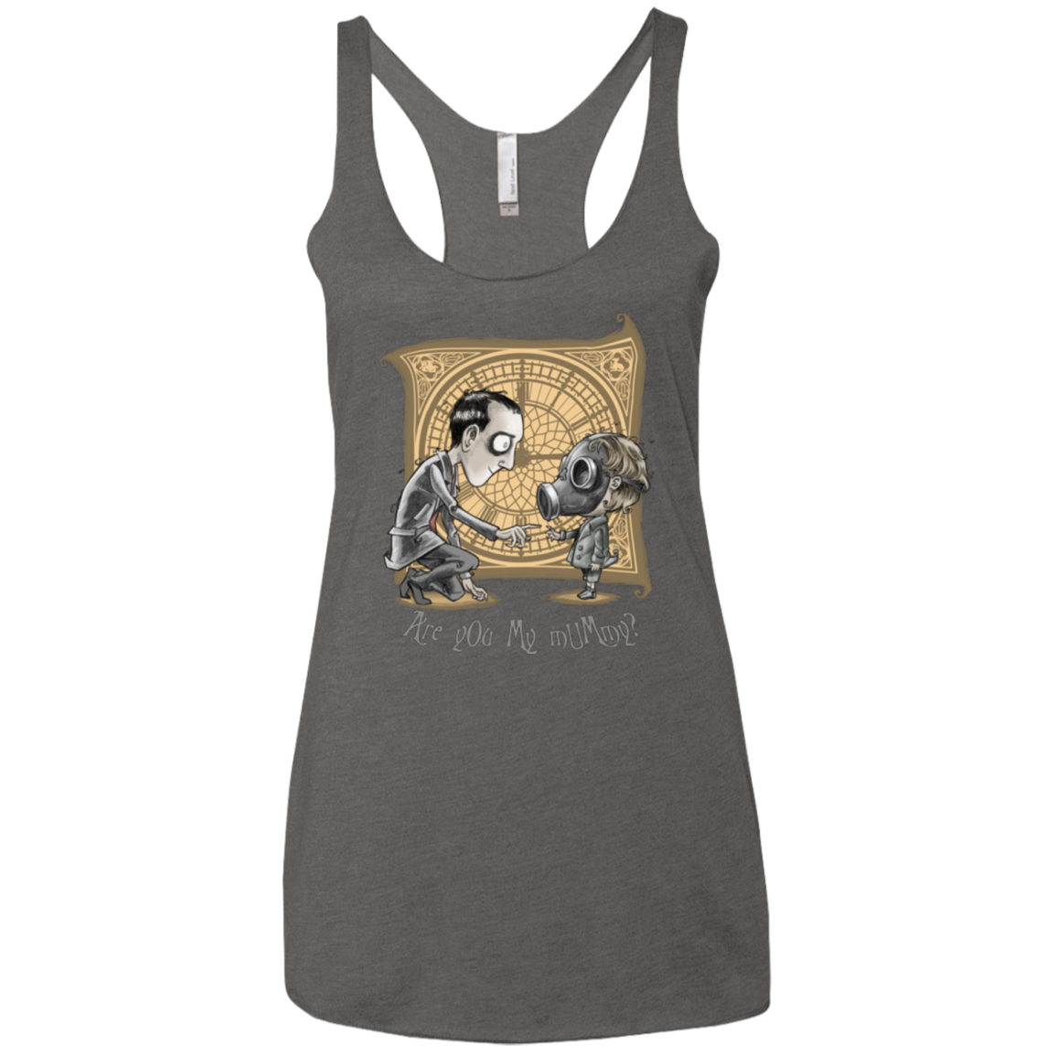 I Am Not Your Mummy Women's Triblend Racerback Tank