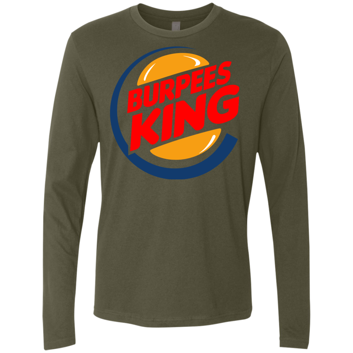 Burpees King Men's Premium Long Sleeve