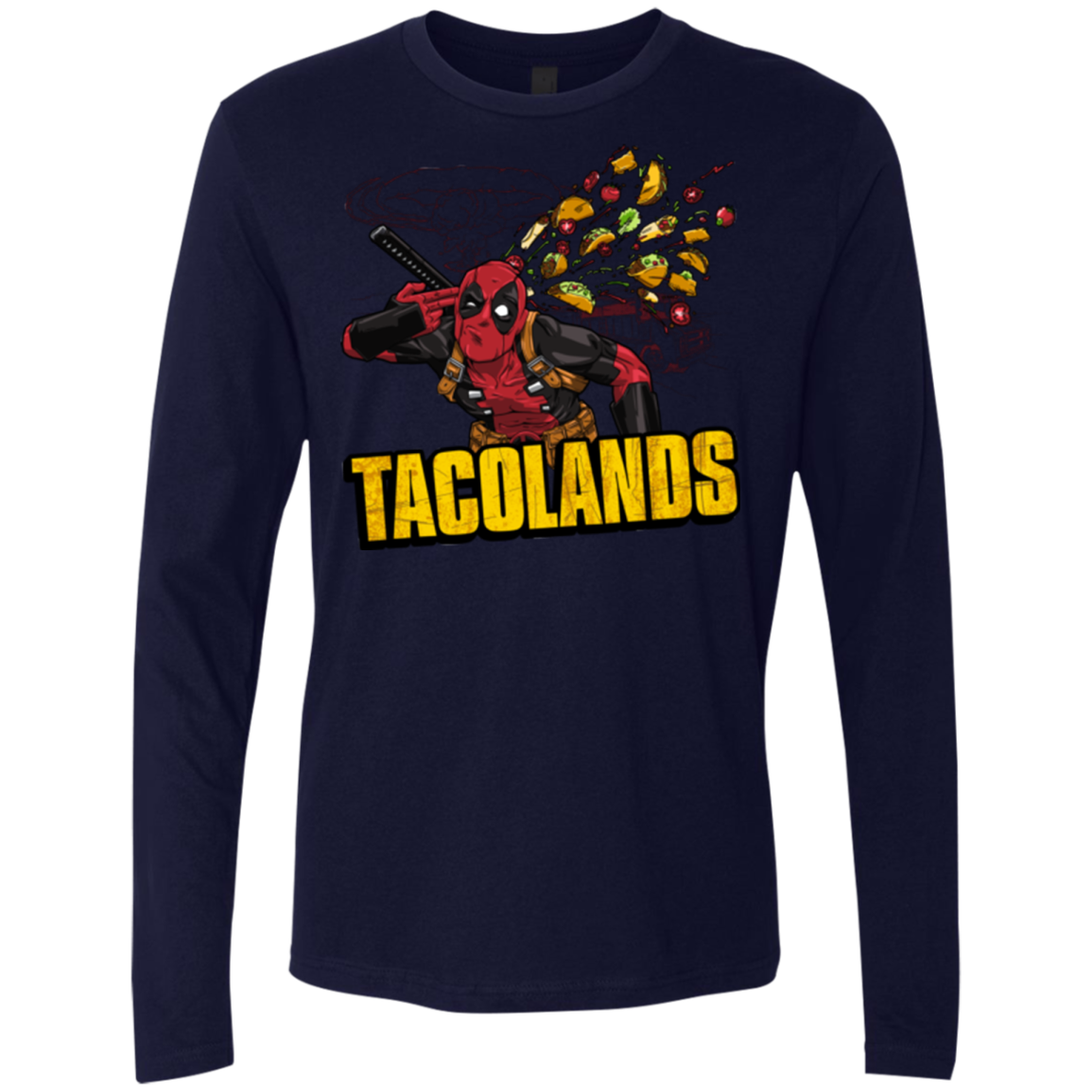 Tacolands Men's Premium Long Sleeve