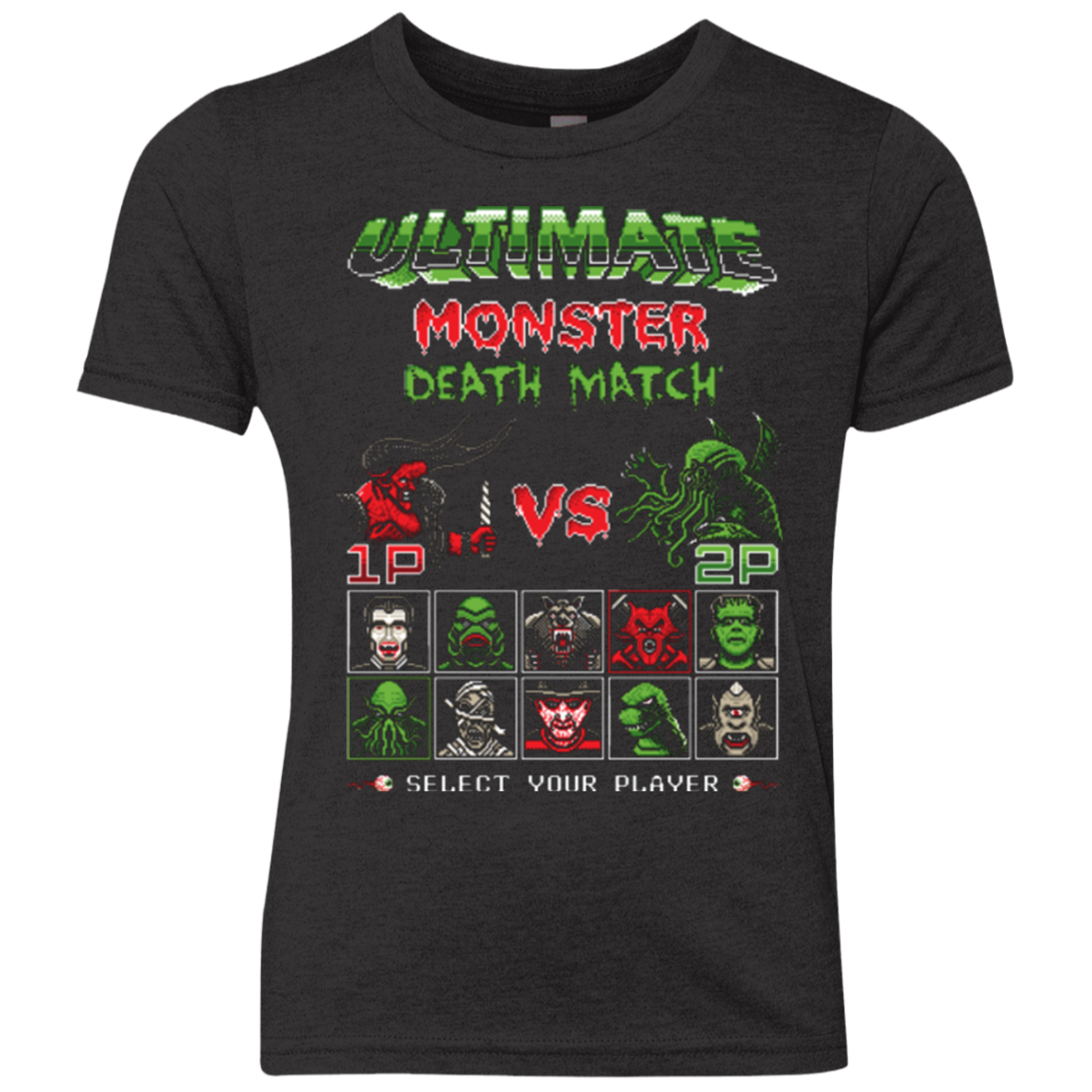 Monster Death Match Youth Triblend T-Shirt