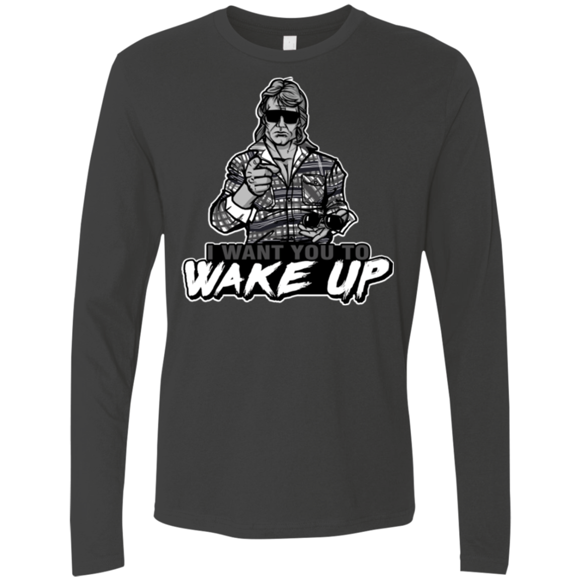 Wake Up Men's Premium Long Sleeve