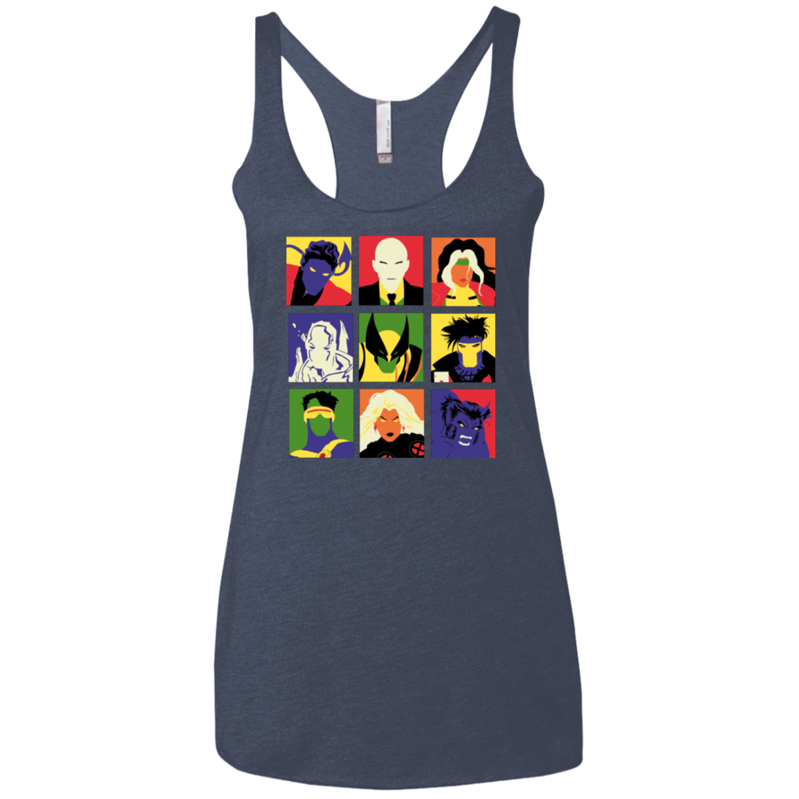 X pop Women's Triblend Racerback Tank