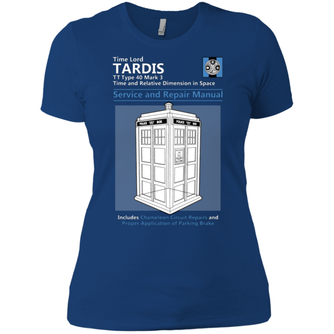 TARDIS SERVICE AND REPAIR MANUAL Women's Premium T-Shirt