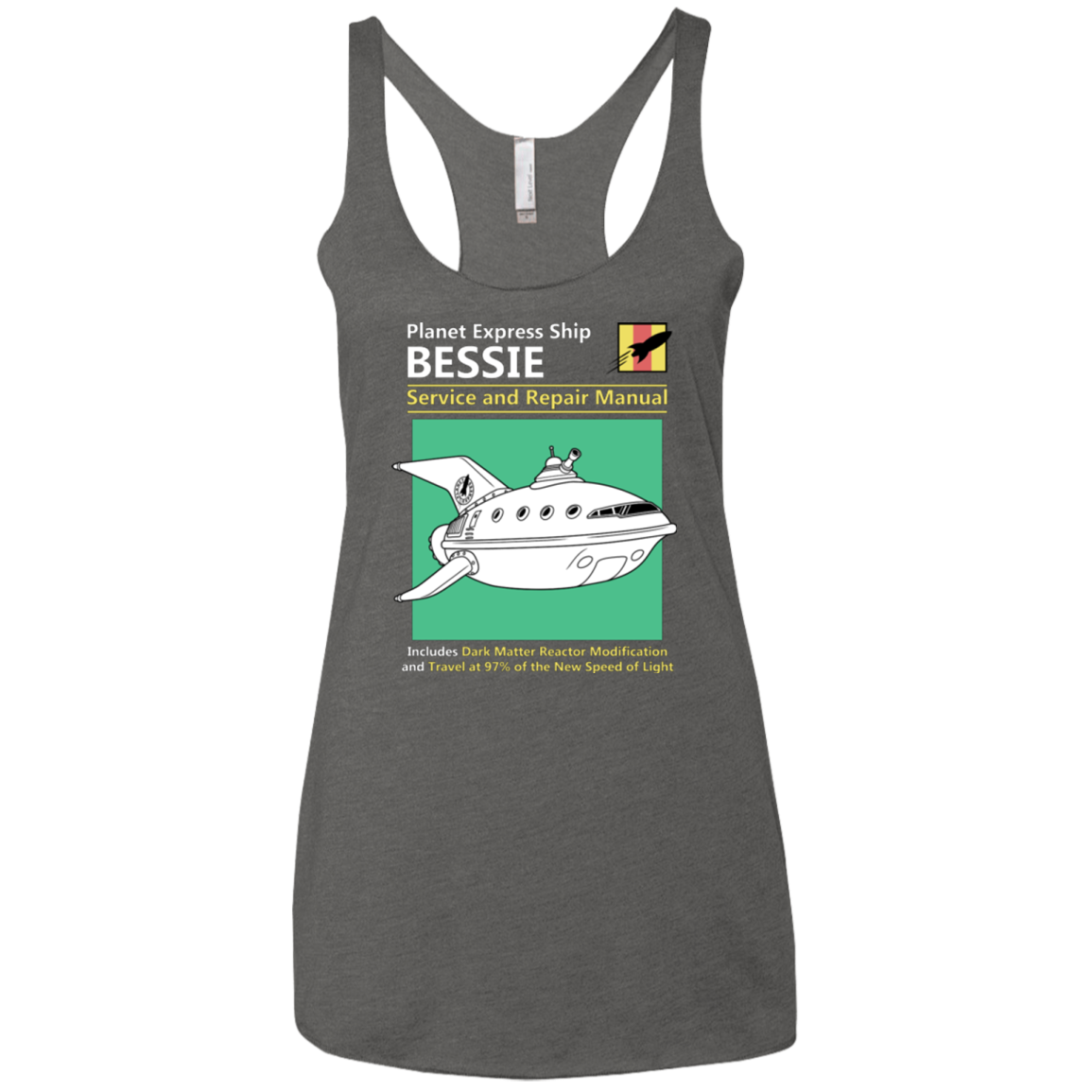 Bessie Service and Repair Manual Women's Triblend Racerback Tank
