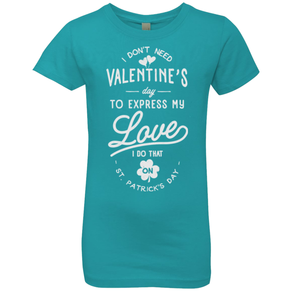 Valentine's Day Girls Premium T-Shirt