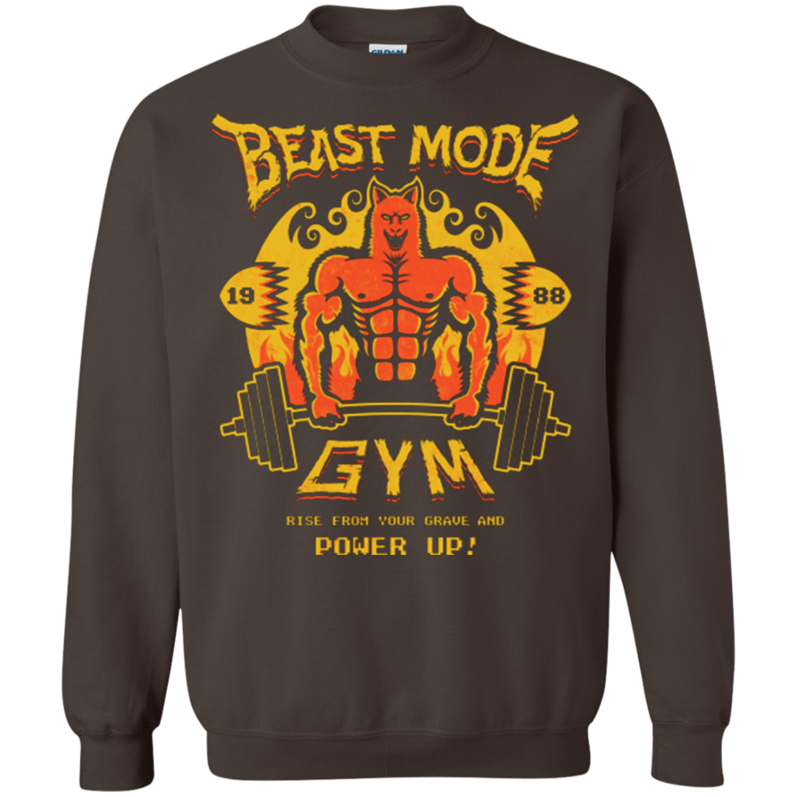 Beast Mode Gym Crewneck Sweatshirt
