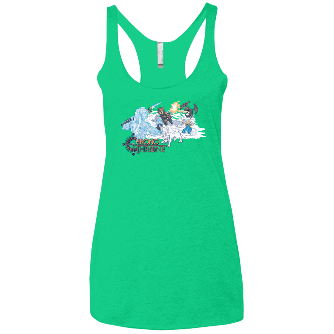 Chrono Throne Women's Triblend Racerback Tank