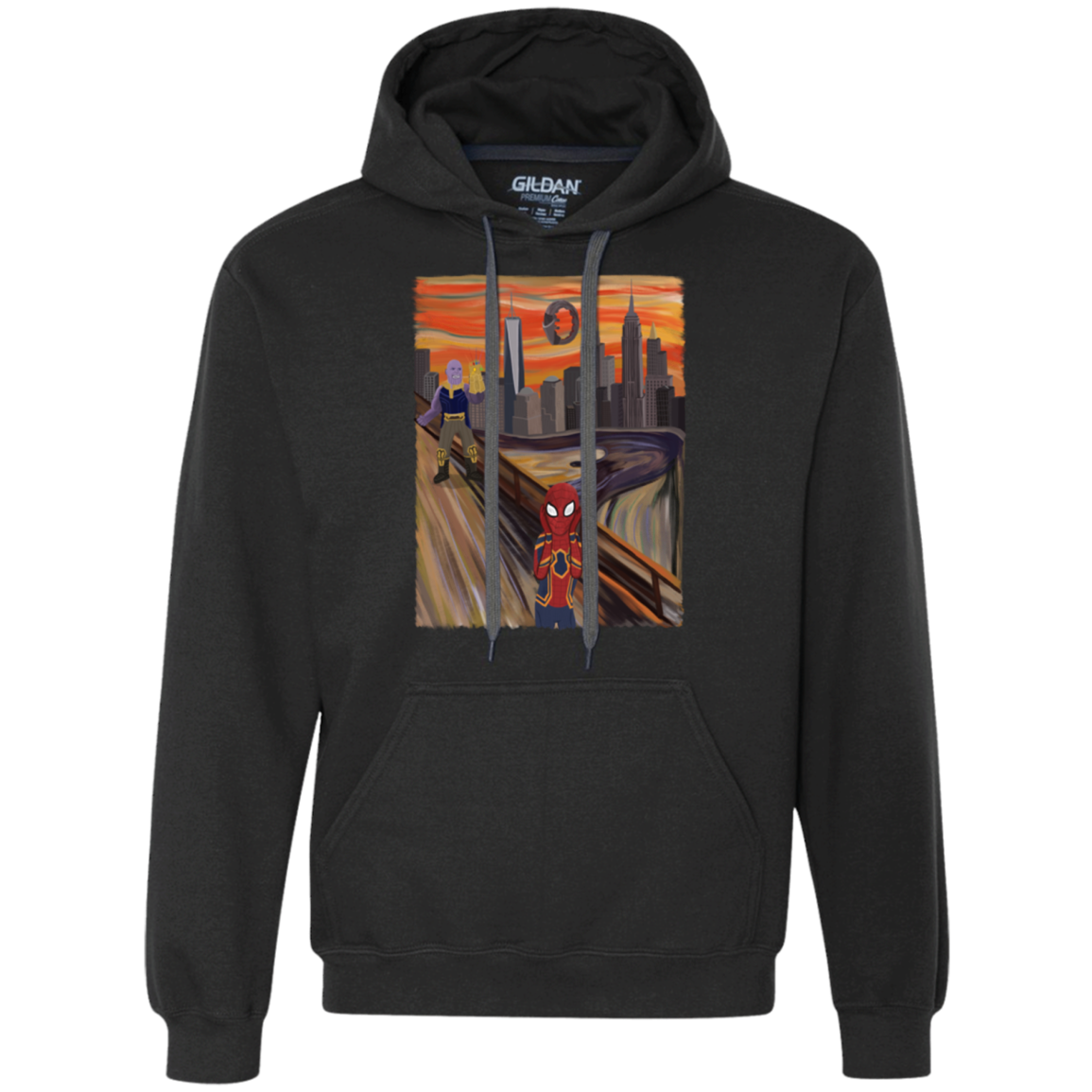 Spider Scream Premium Fleece Hoodie