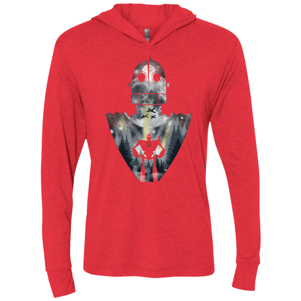 The Giant Triblend Long Sleeve Hoodie Tee