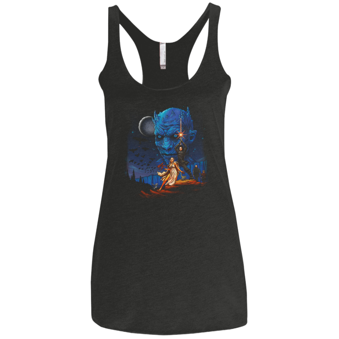 THRONE WARS Women's Triblend Racerback Tank