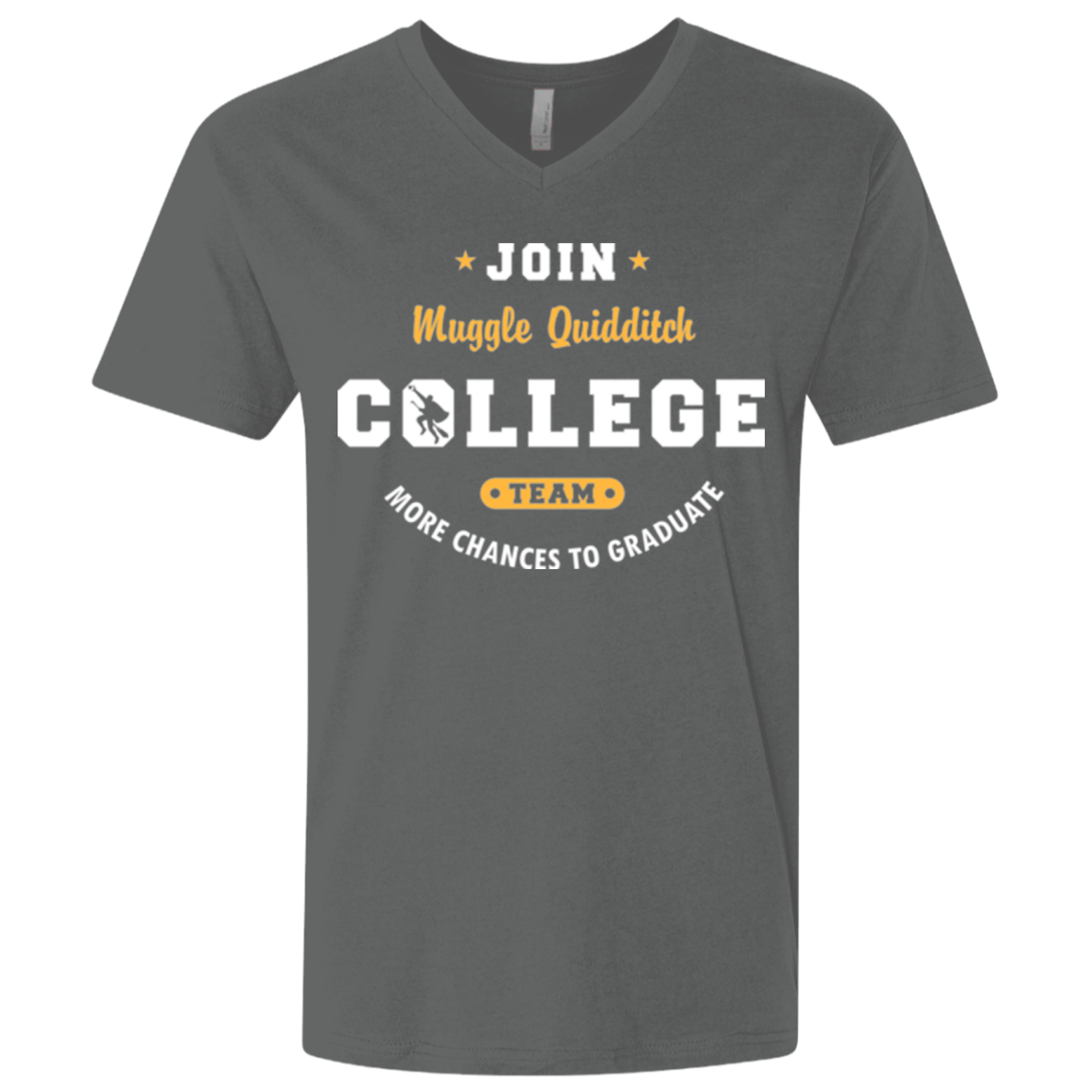 Muggle Quidditch Men's Premium V-Neck