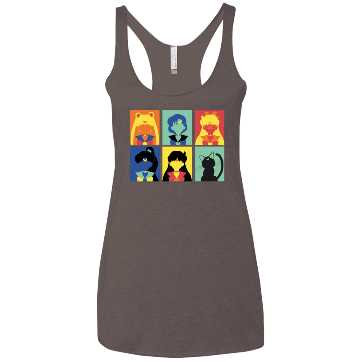 Sailor pop Women's Triblend Racerback Tank