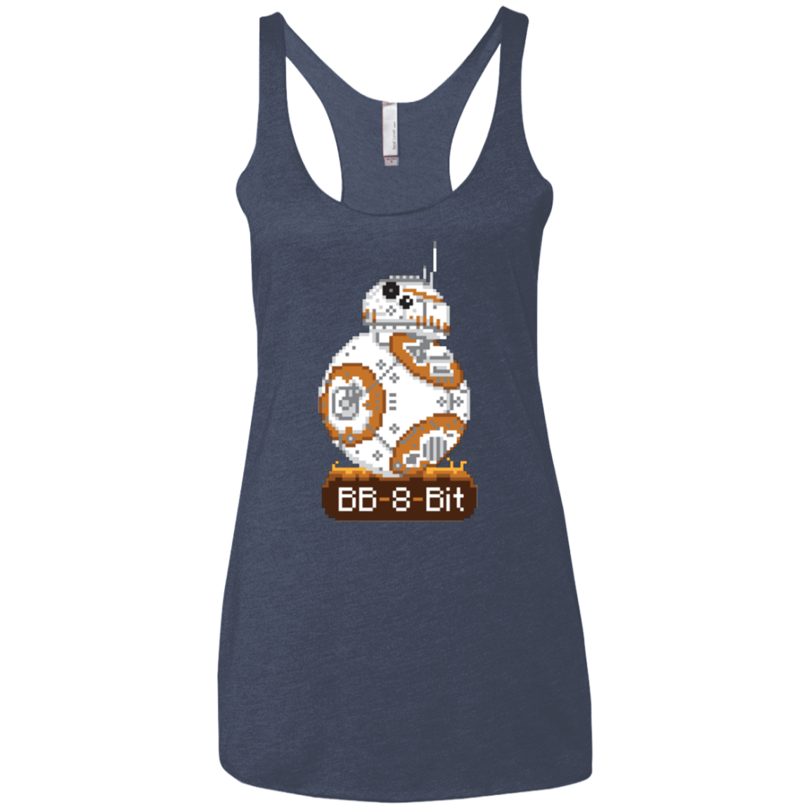 BB8Bit Women's Triblend Racerback Tank