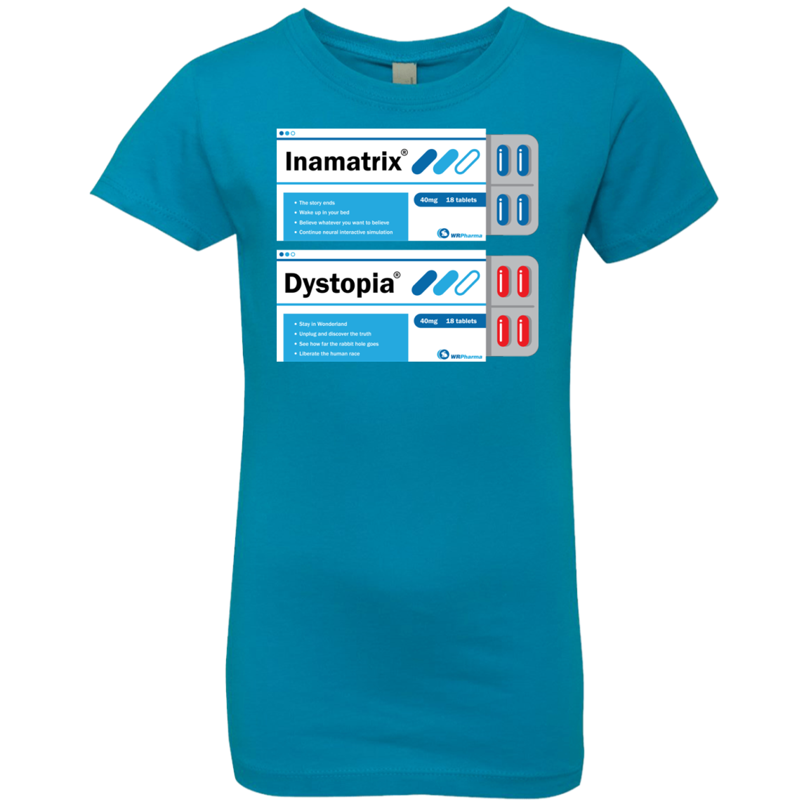 Red or Blue Girls Premium T-Shirt