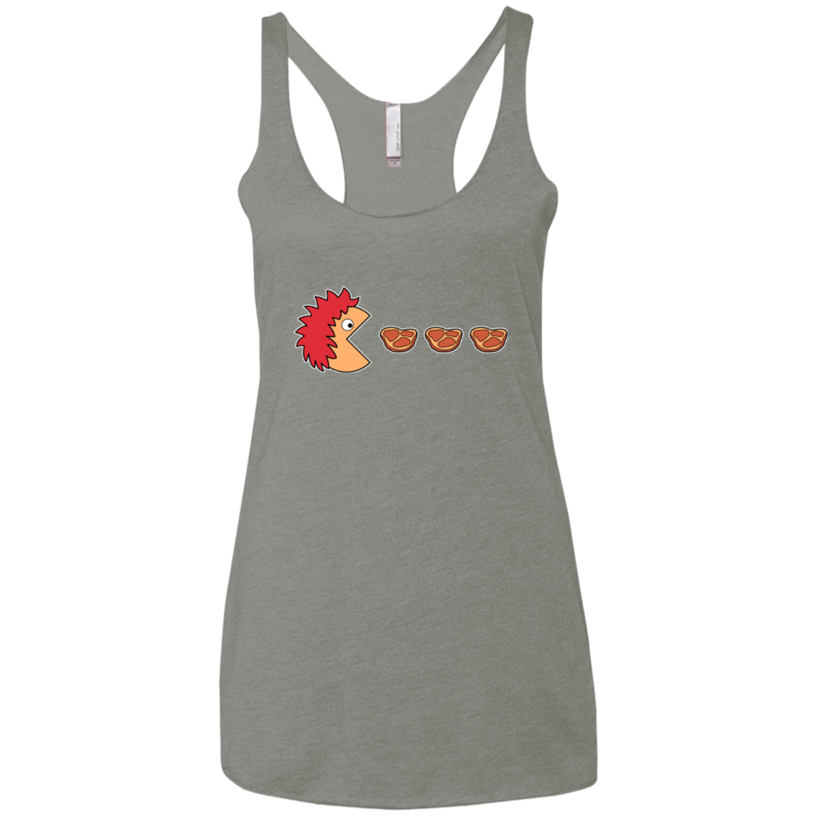 Hungry for ham Women's Triblend Racerback Tank