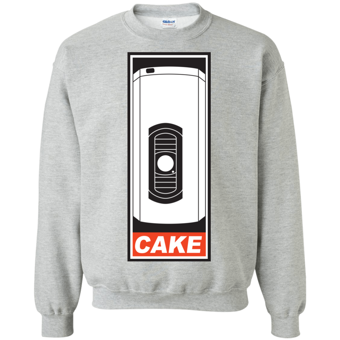 Cake is a Lie Crewneck Sweatshirt