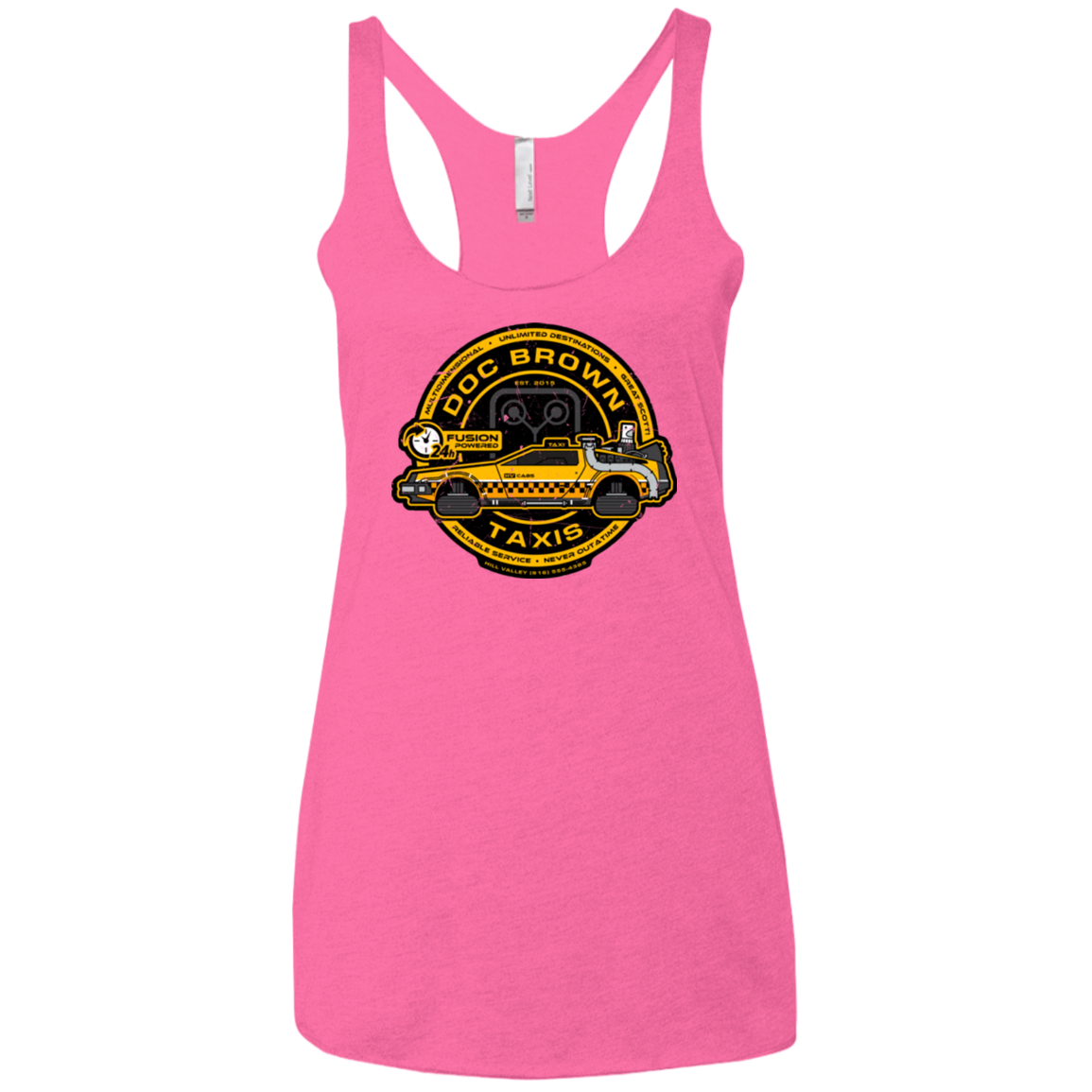 Doc Brown Taxis Women's Triblend Racerback Tank