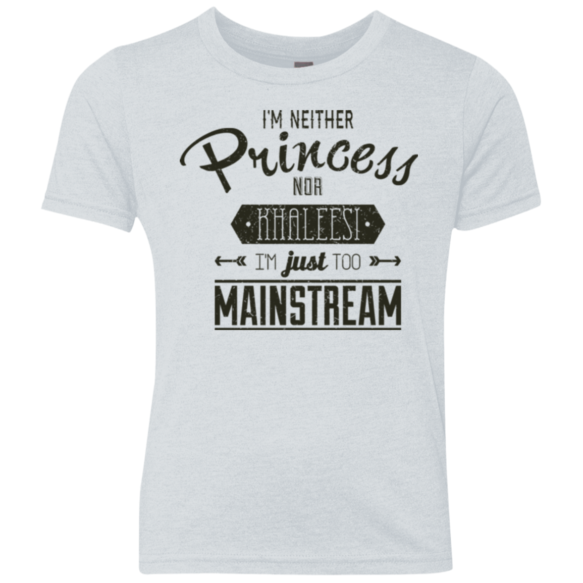 Sarcastic Girl Youth Triblend T-Shirt