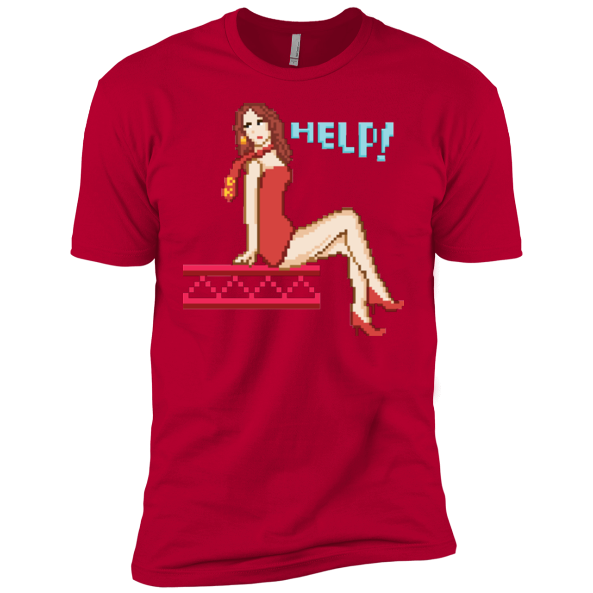 Pixel Pinup Pauline Boys Premium T-Shirt