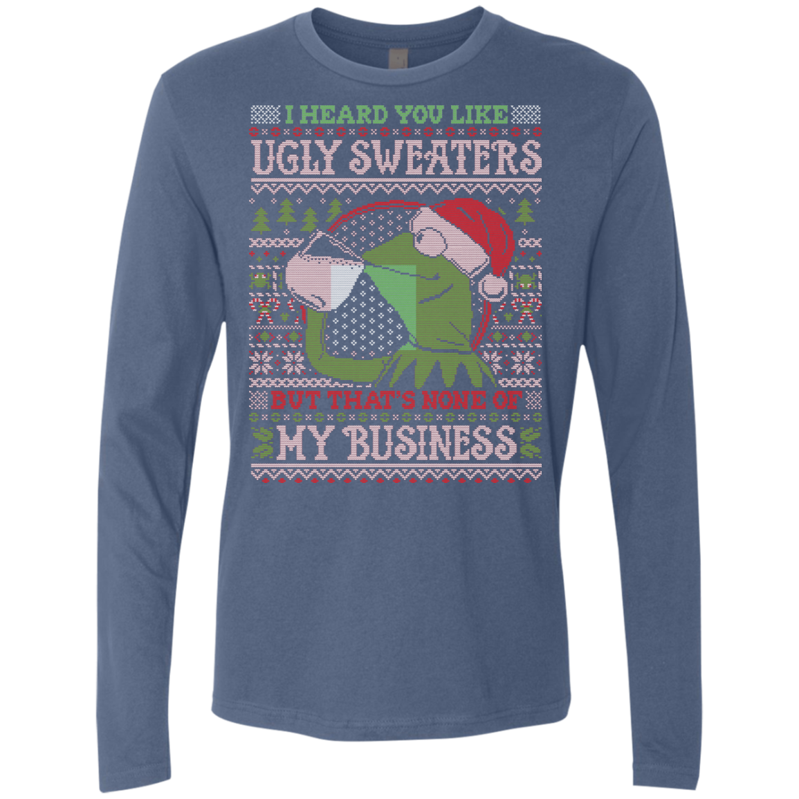 None Business Men's Premium Long Sleeve