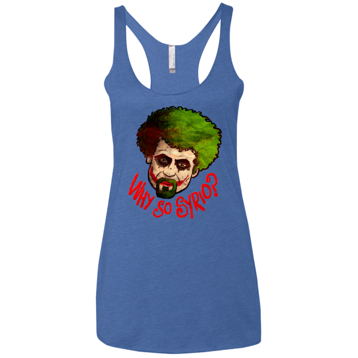 Why So Syrio Women's Triblend Racerback Tank