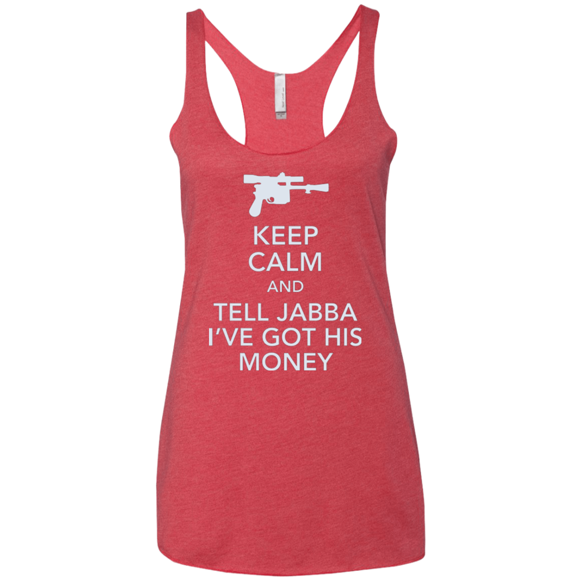 Tell Jabba (2) Women's Triblend Racerback Tank