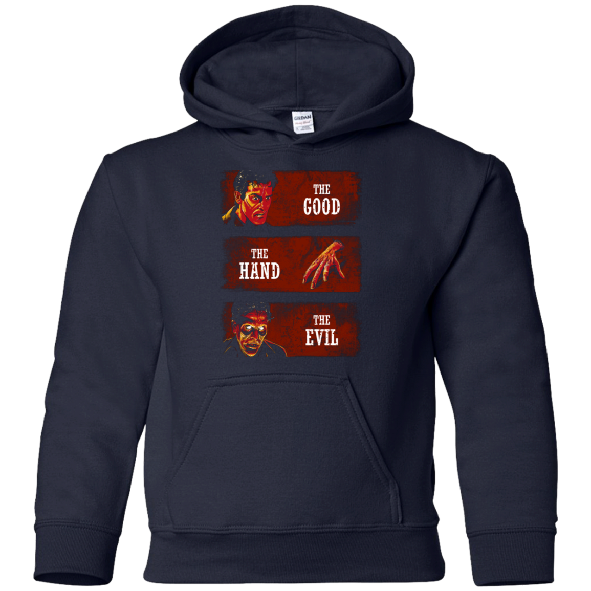 The Good the Hand and the Evil Youth Hoodie