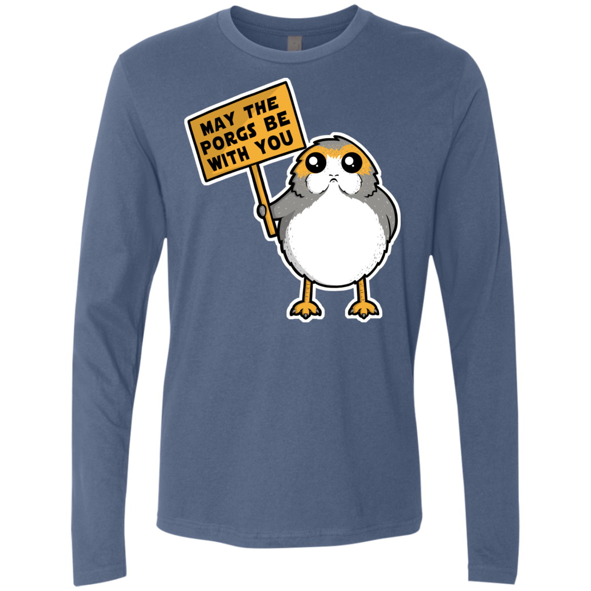 May The Porgs Be With You Men's Premium Long Sleeve