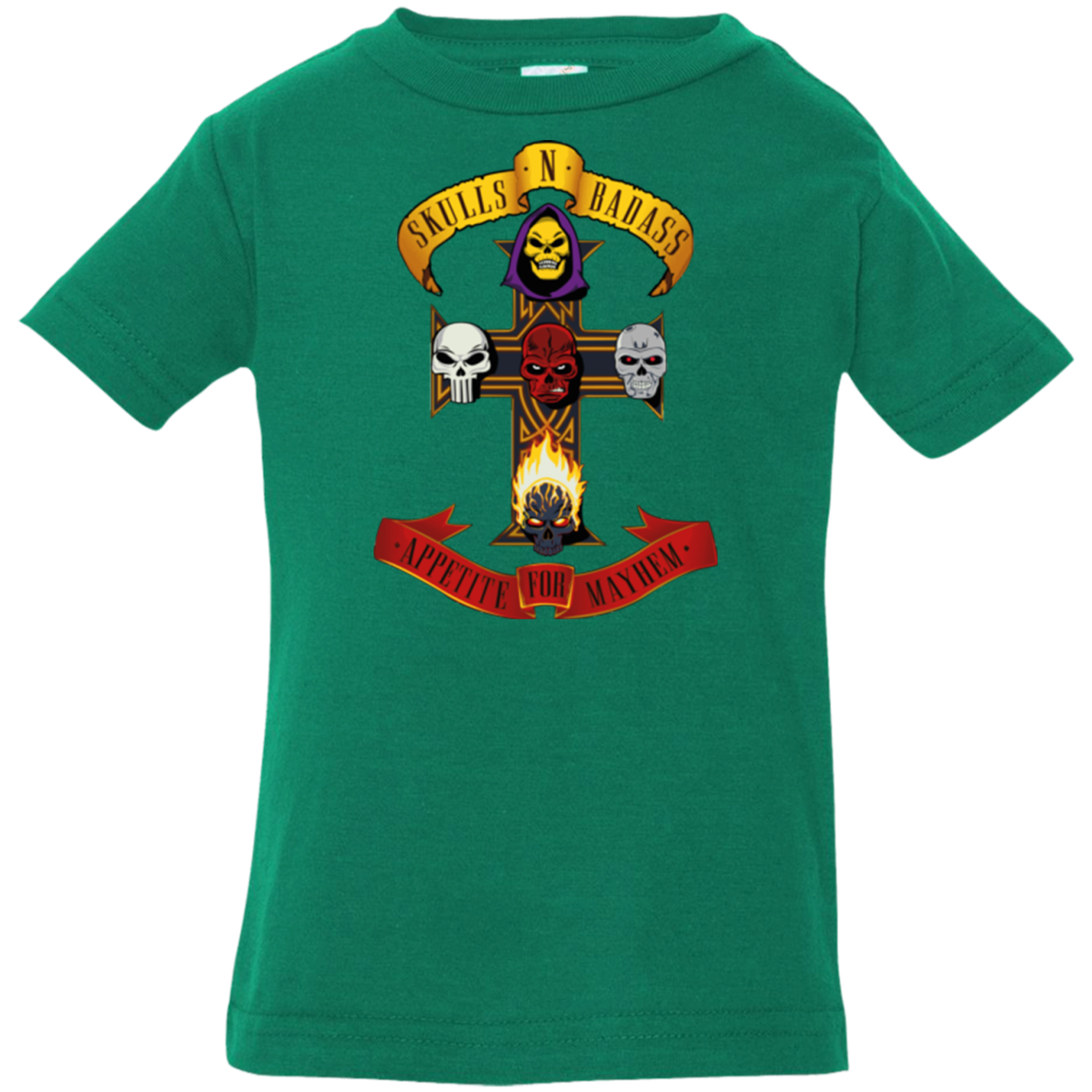 Skull And Badass Infant PremiumT-Shirt