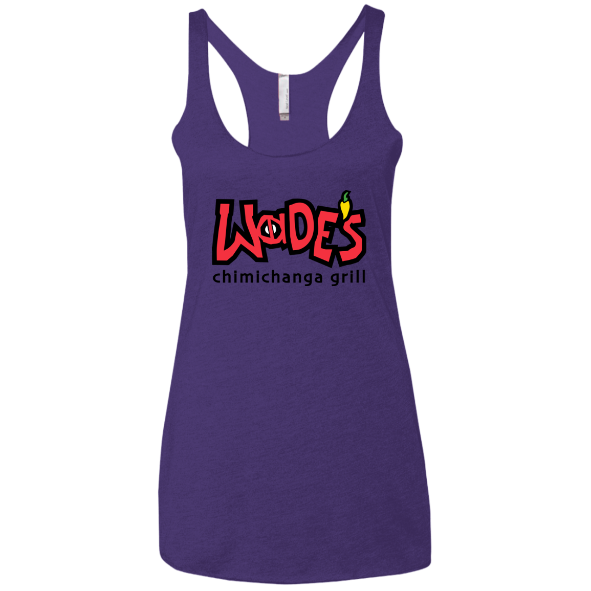 Wades Grill Women's Triblend Racerback Tank