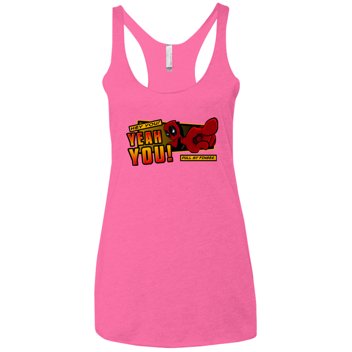 T-Shirts Vintage Pink / X-Small Dead Pull Women's Triblend Racerback Tank