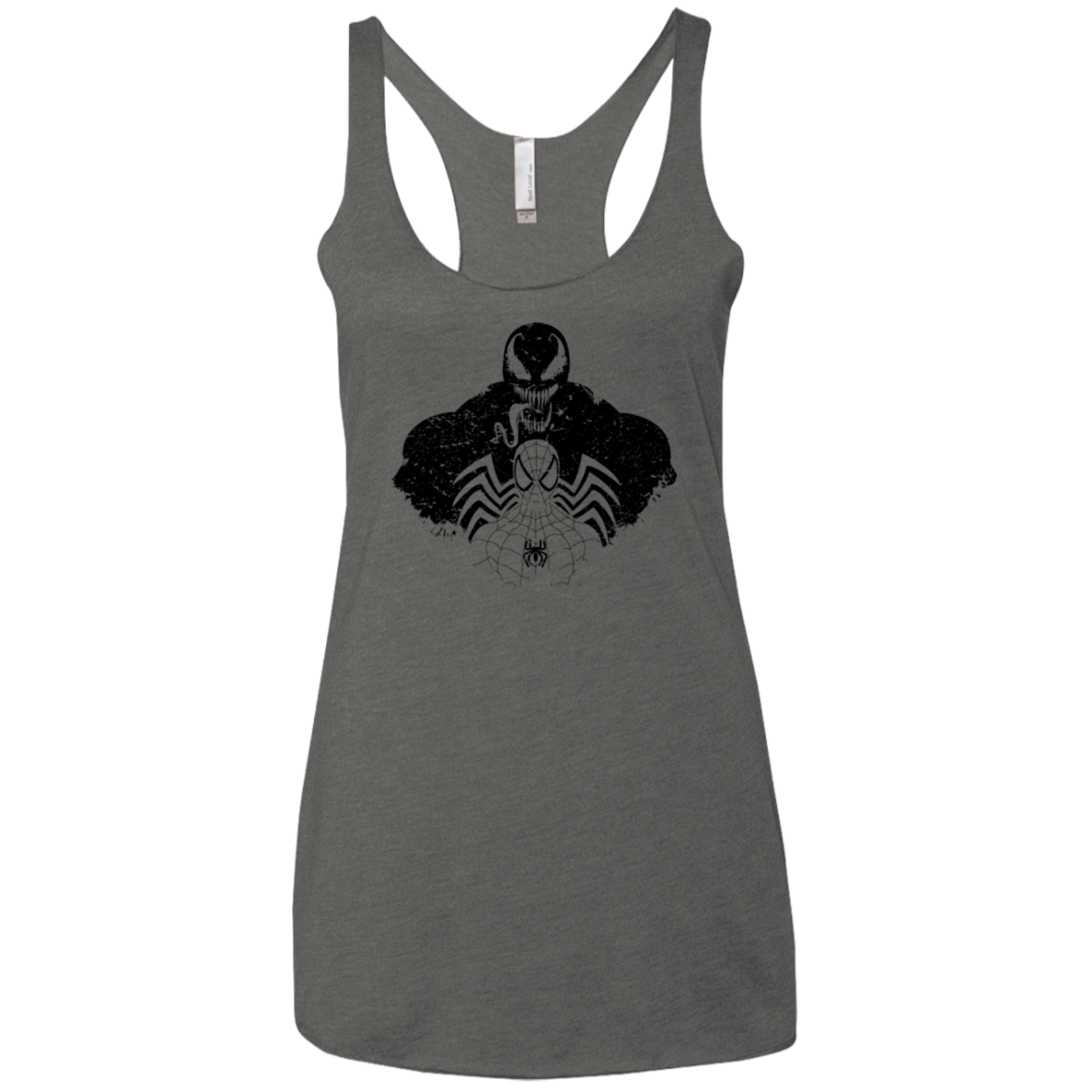 Dark Spider Shadow Women's Triblend Racerback Tank