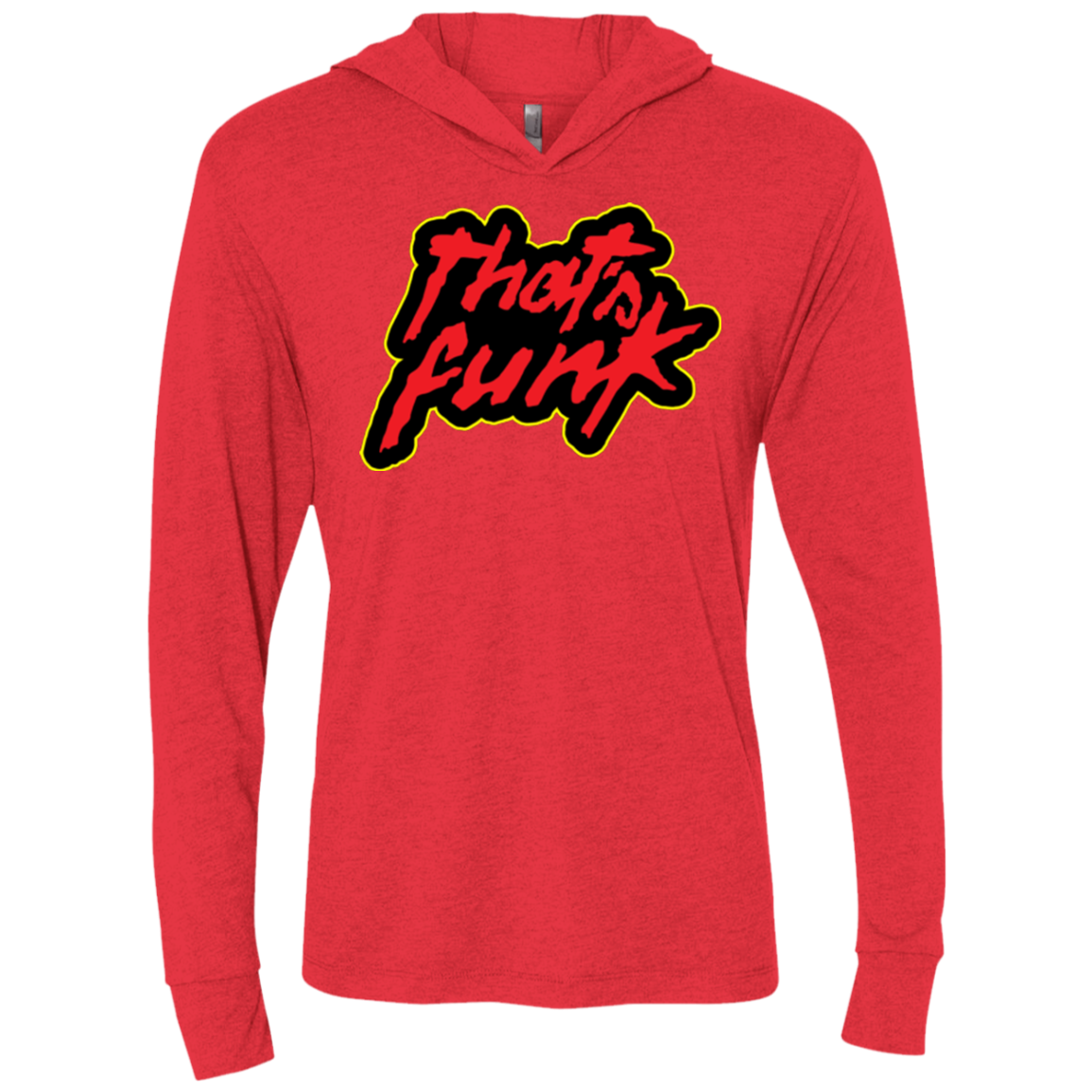 Dat Funk Triblend Long Sleeve Hoodie Tee