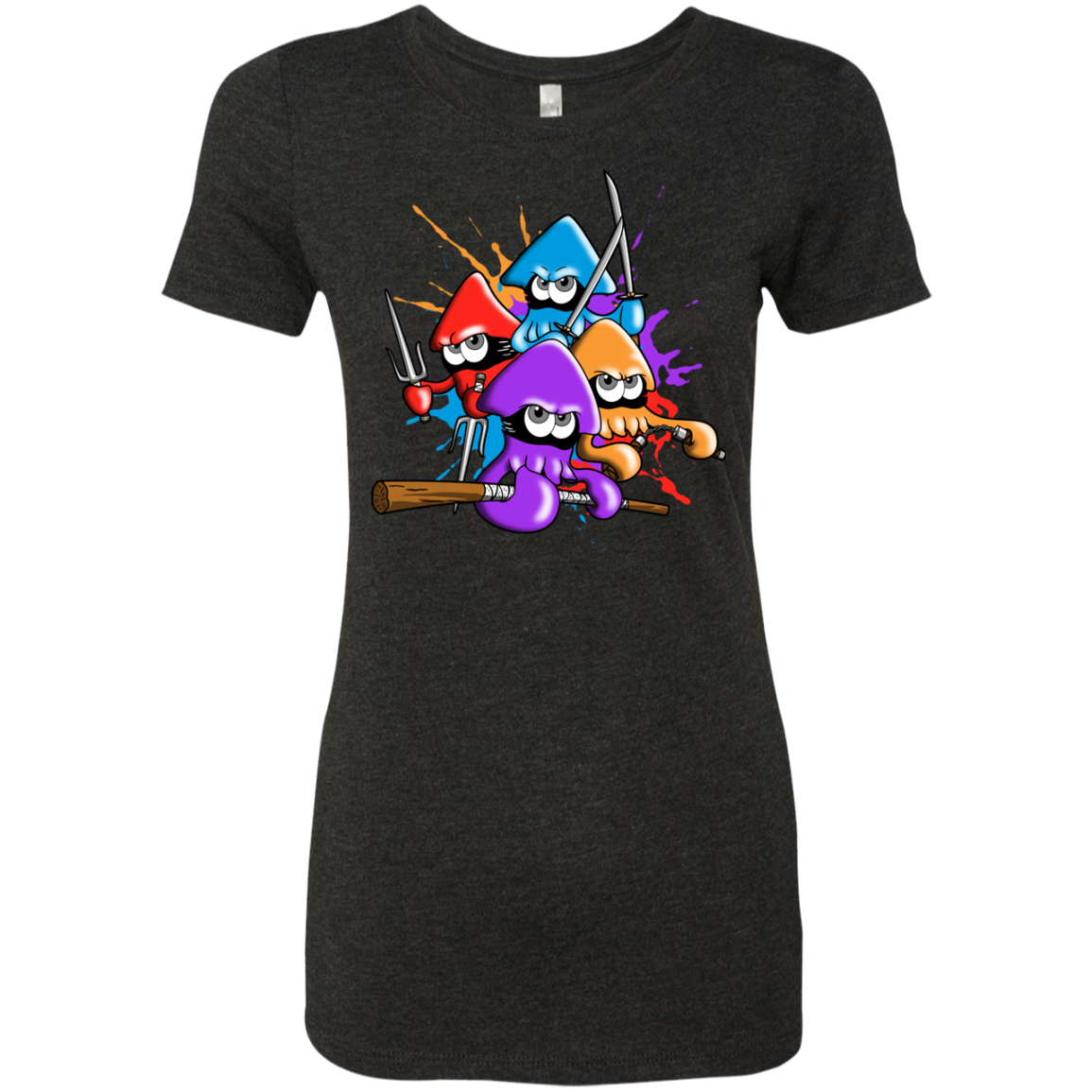 Teenage Mutant Ninja Squids Women's Triblend T-Shirt
