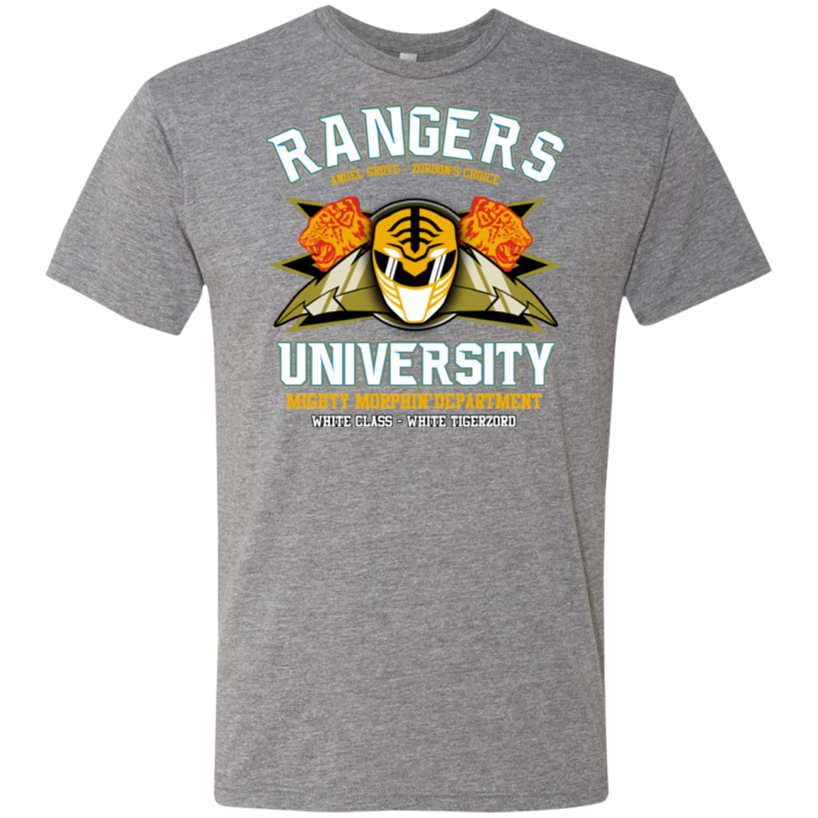 Rangers U White Ranger Men's Triblend T-Shirt