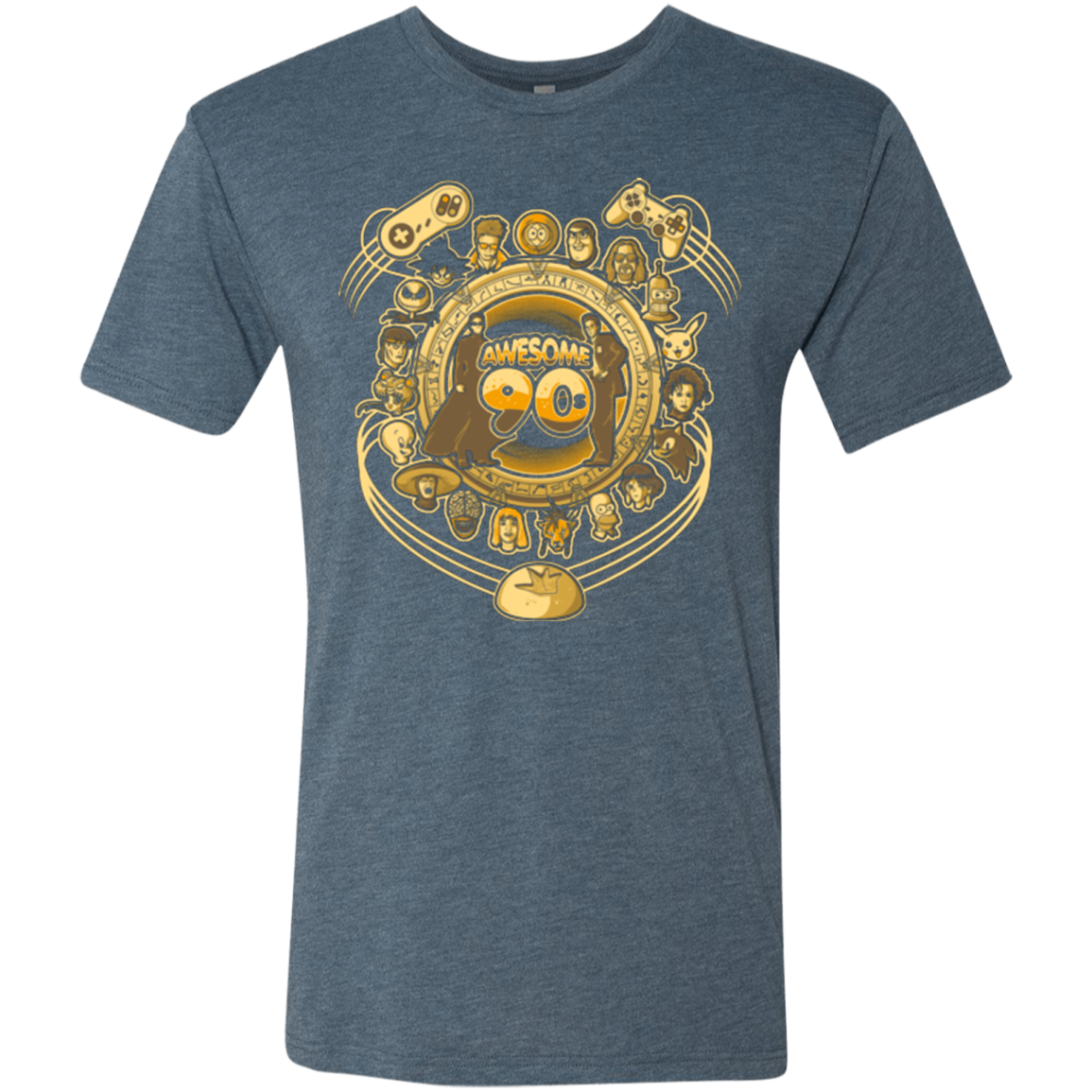 AWESOME 90S Men's Triblend T-Shirt