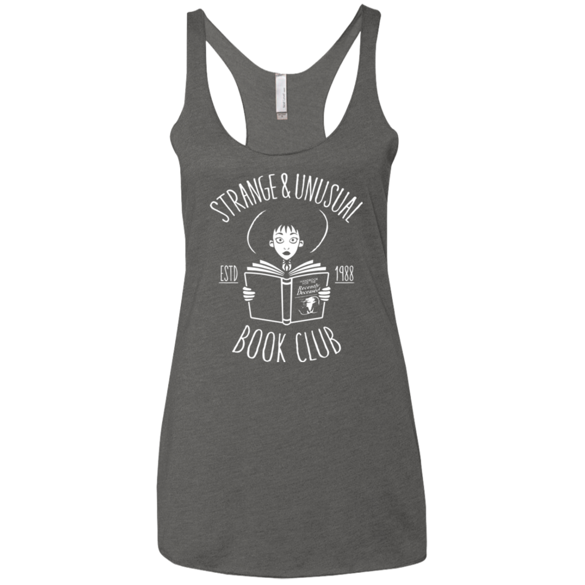 Unusual Book Club Women's Triblend Racerback Tank