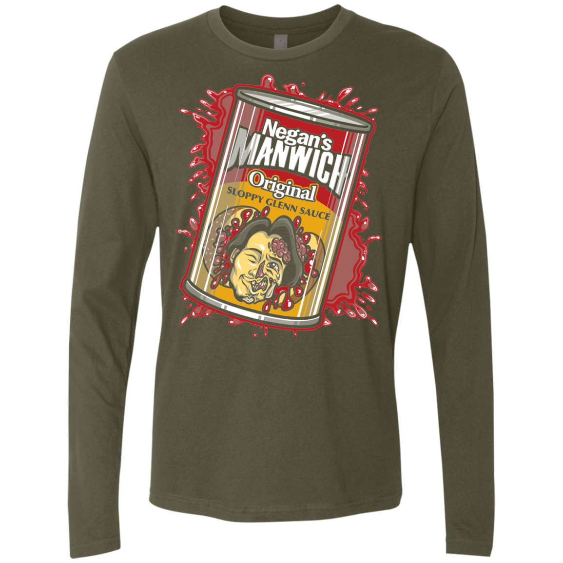 Negans Manwich Men's Premium Long Sleeve