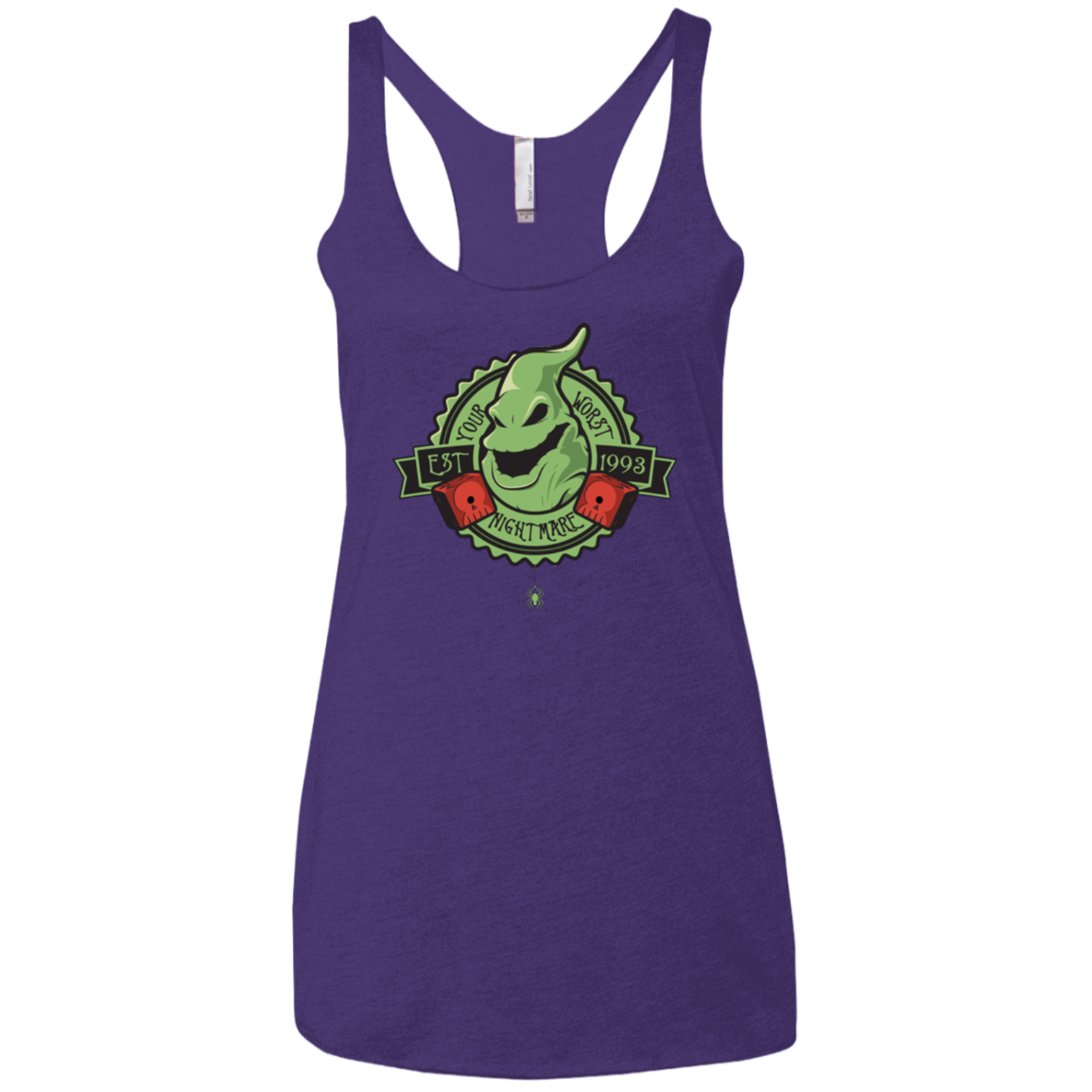 YOUR WORST NIGHTMARE Women's Triblend Racerback Tank
