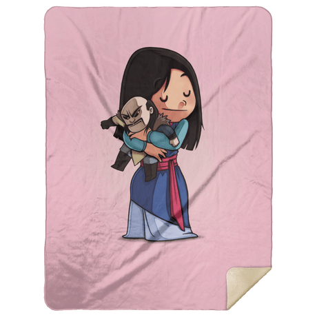 Blankets Pink / One Size Mulan Shanyu 60x80 Sherpa Blanket