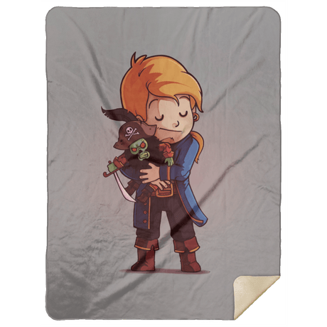 Blankets Gray / One Size Pirates 60x80 Sherpa Blanket