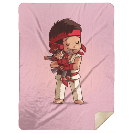 Blankets Pink / One Size Ryu Bison 60x80 Sherpa Blanket