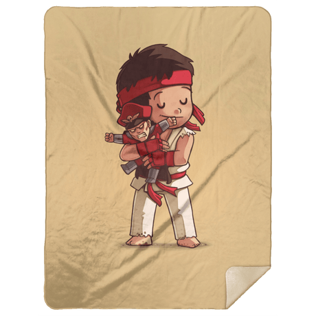 Blankets Tan / One Size Ryu Bison 60x80 Sherpa Blanket